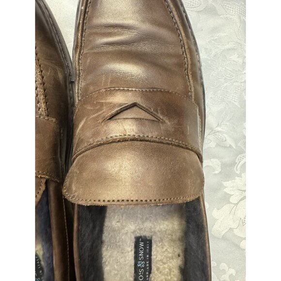 Ross & Snow Matteo Genuine Shearling Loafer Sneaker USA Size 13‎ Water Resistant main image 16